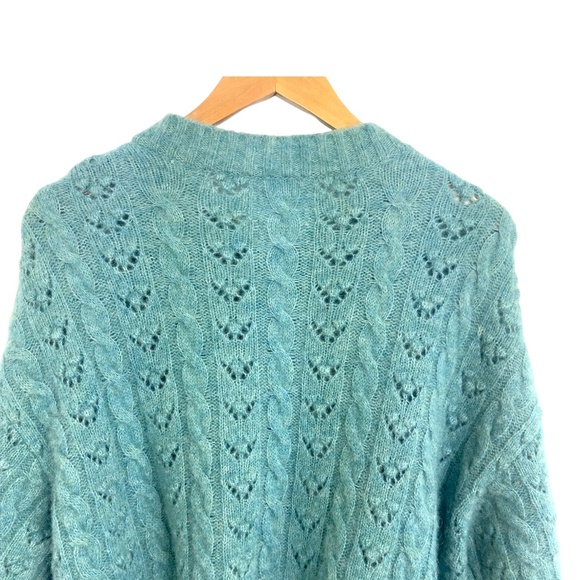 DOEN ADLER  CARDIGAN SWEATER  IN AGAVE Agave-size M - Picture 6 of 11